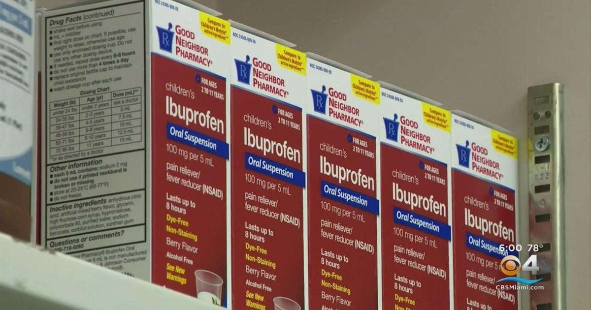 Children's medication shortages CBS Miami