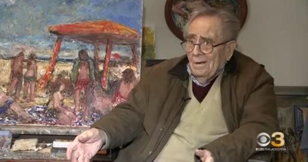 99-year-old Philly artist shows how fine arts keeps him young