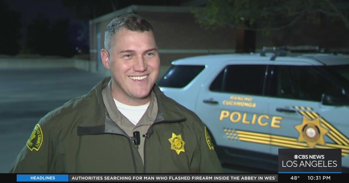 Rancho Cucamonga deputy goes above and beyond to save baby's life CBS