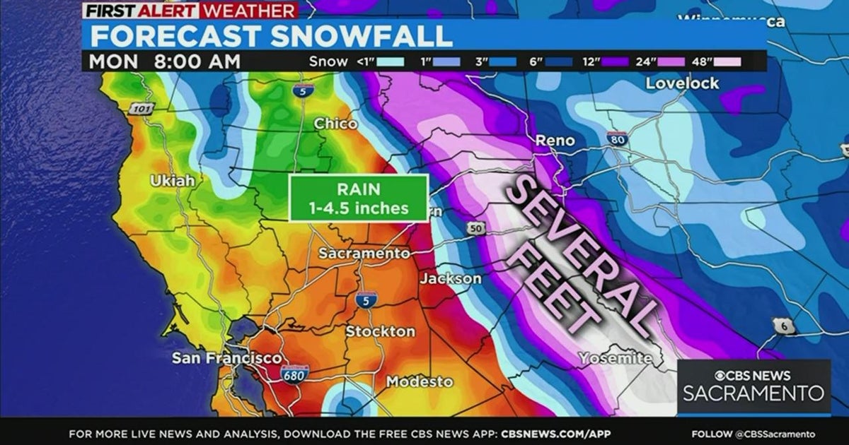 Saturday morning forecast - 8 a.m.