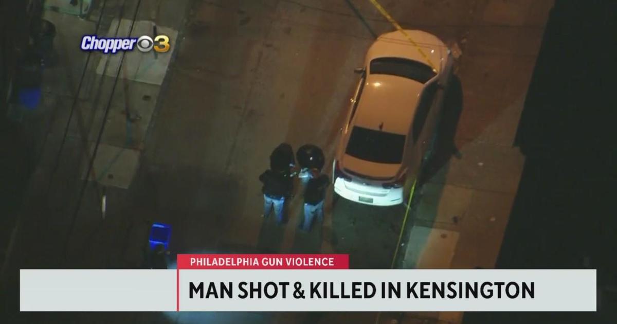 Kensington Double Shooting Leaves Man Dead Police Cbs Philadelphia 0570