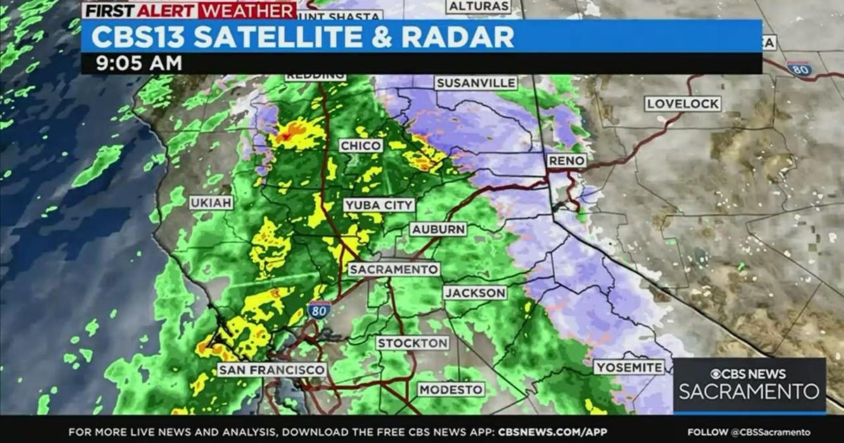 Saturday morning forecast - 9 a.m.