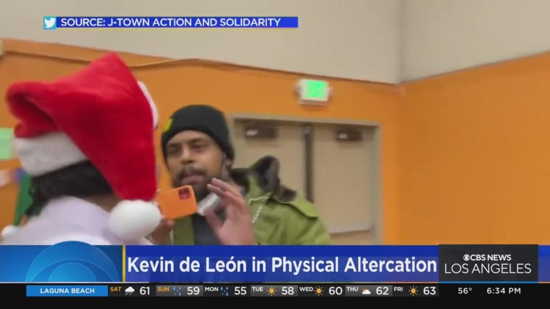 Councilman Kevin de León, activist Jason Reedy involved in altercation in  Lincoln Heights