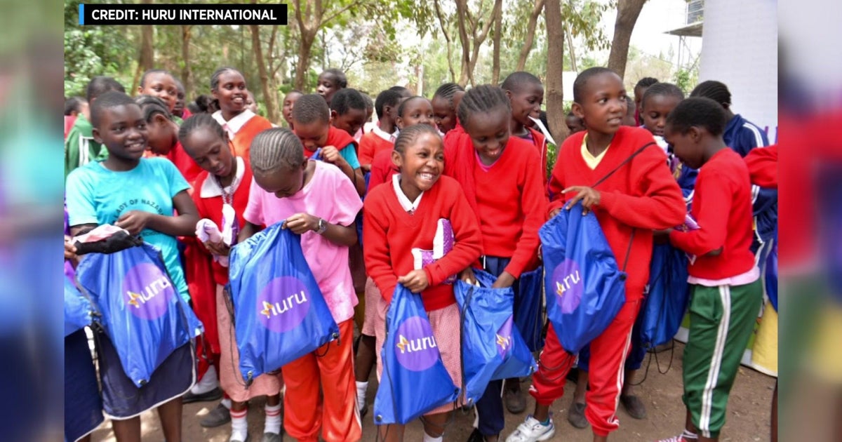 Huru International helps fight period poverty for girls and young women