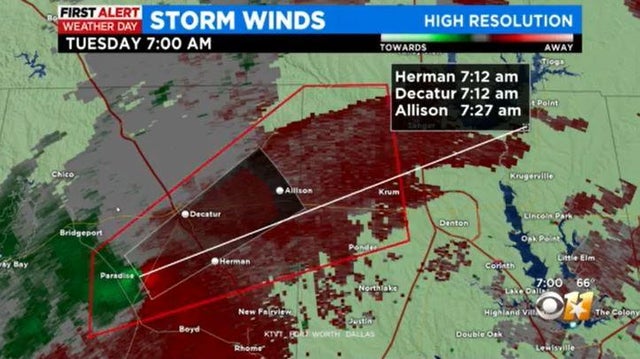 denton tornado warning 