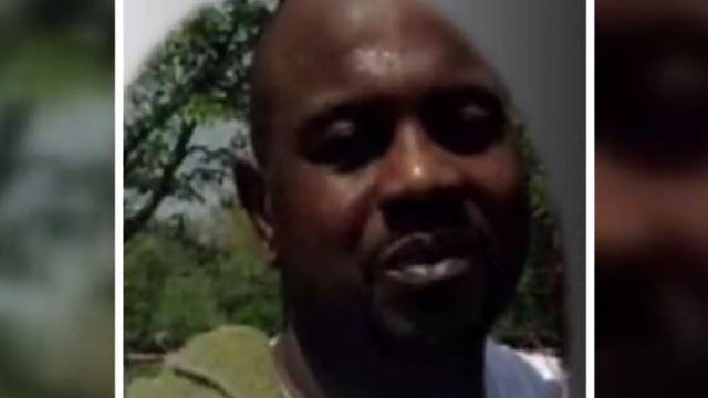 Blue police lights on a car 