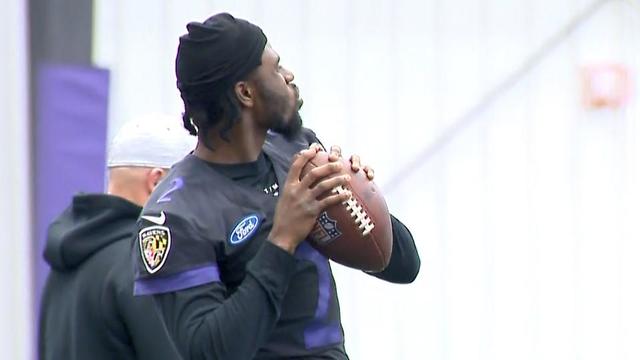 Tyler Huntley practices, but no decision yet on Ravens' top two