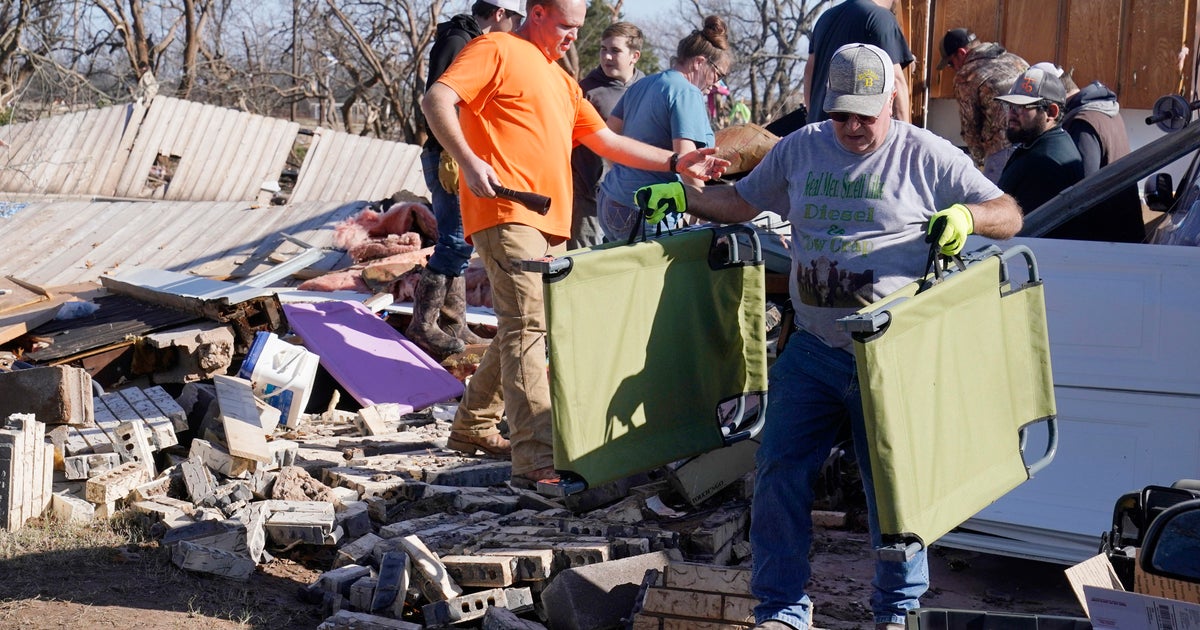 Tornadoes in South kill at least one as blizzard-like conditions hit Great Plains