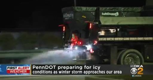 PennDOT crews ready for ice storm CBS Pittsburgh
