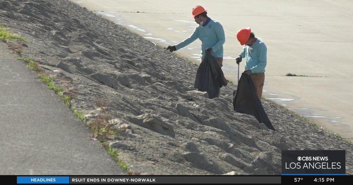 Local organizations partner to clean up Los Angeles River CBS Los Angeles