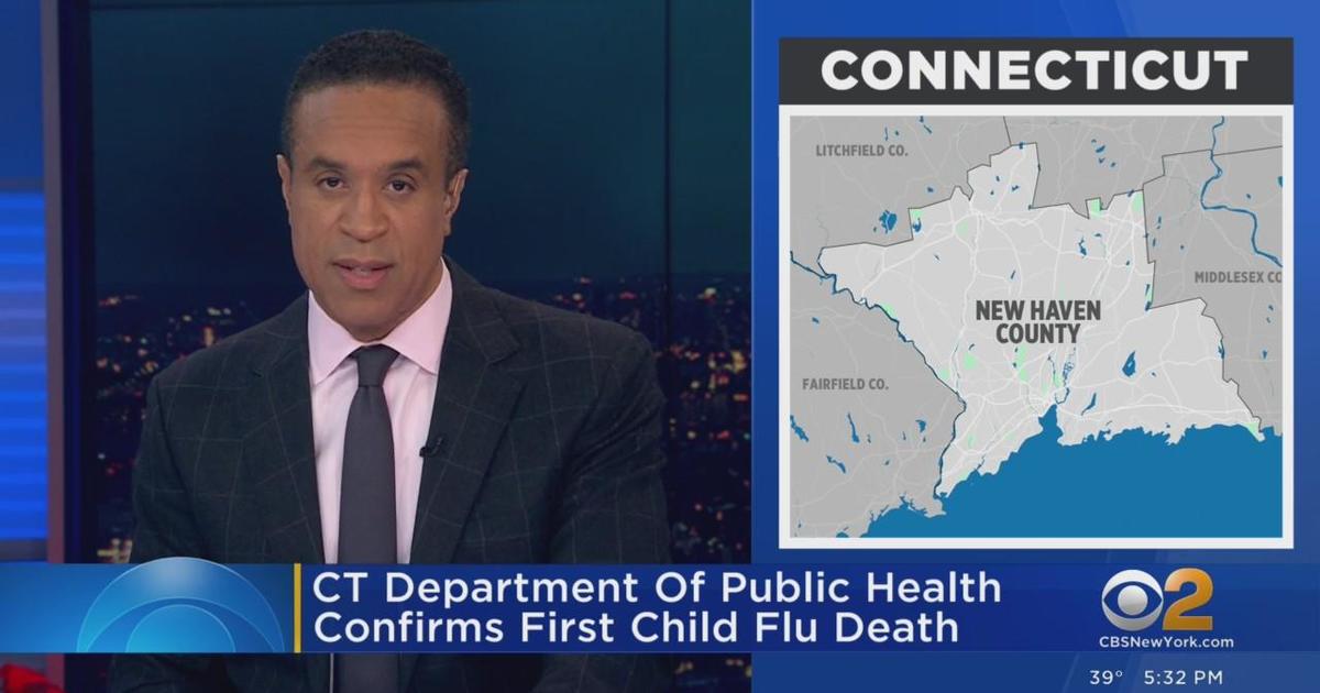 Connecticut Department of Public Health confirms first child flu death