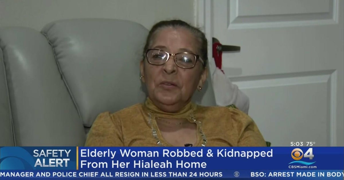 Hialeah woman beaten, robbed at her home, two arrests made - CBS Miami