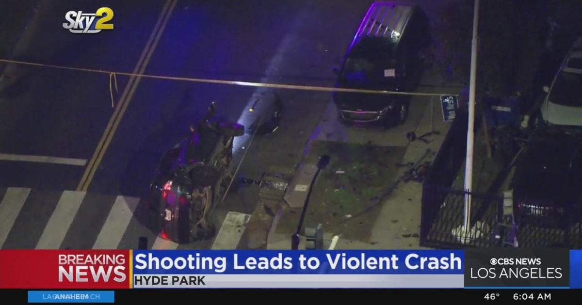 Hyde Park crash: Victims were fleeing shooting scene - CBS Los Angeles