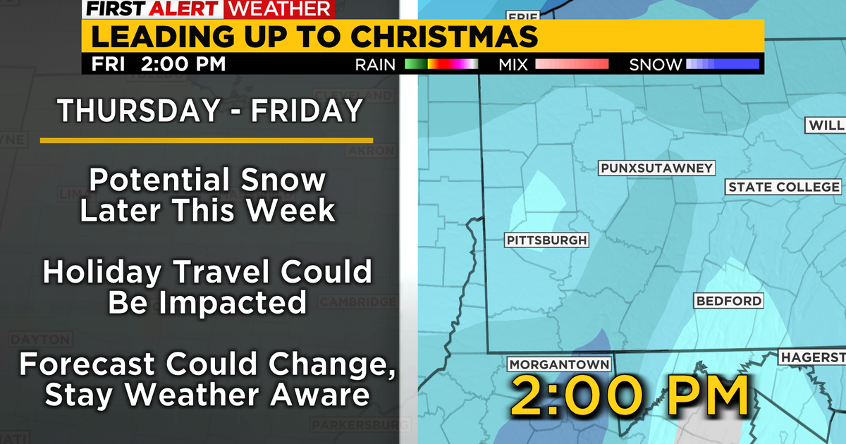 Pittsburgh Weather A cold and snowy weekend ahead CBS Pittsburgh