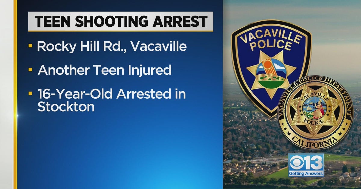 Teen arrested in connection with Vacaville shooting
