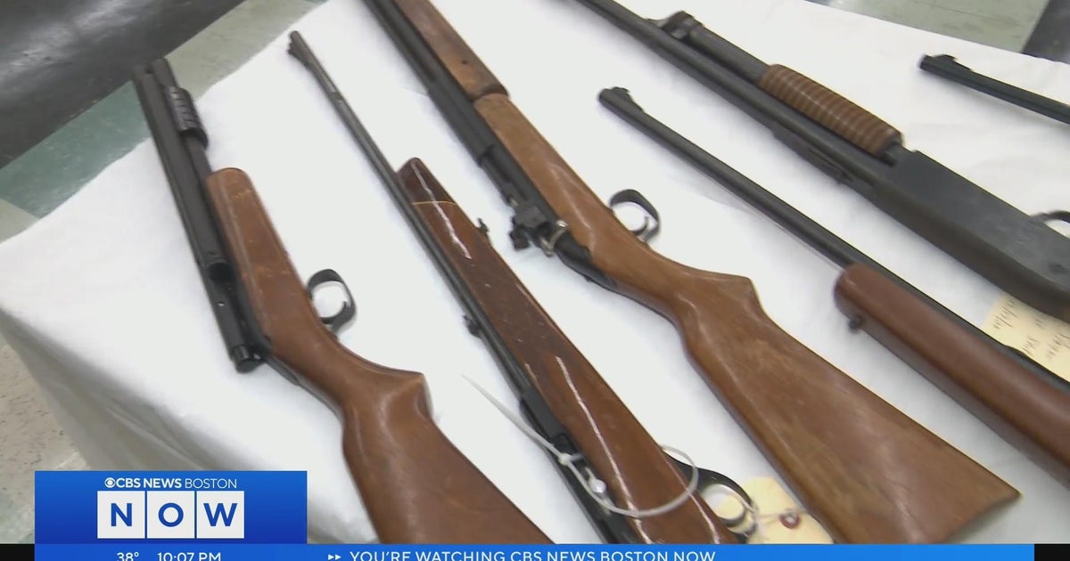 Boston Police collect dozens of guns in buyback program - CBS Boston