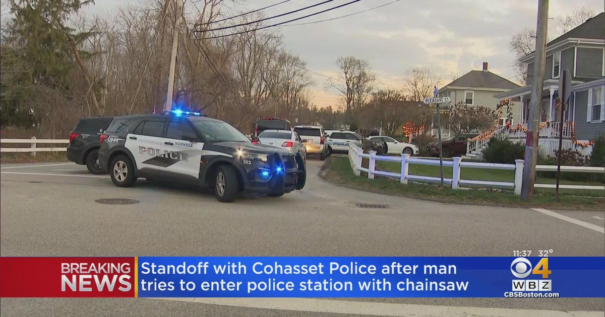 Cohasset man arrested after hourslong standoff with police CBS Boston
