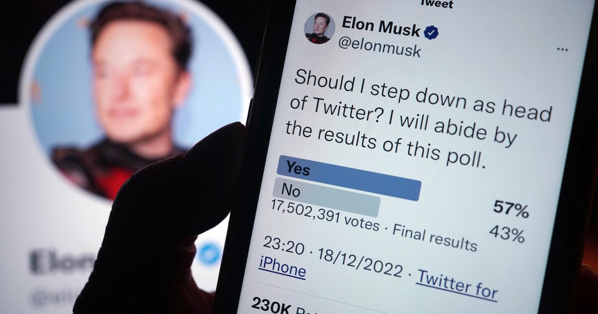 Elon Musk says he'll change Twitter voting rules after poll said he should step down