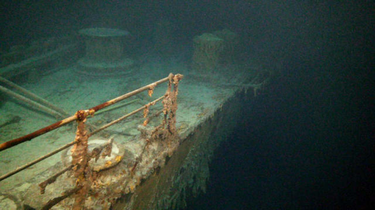 titanic pictures underwater inside