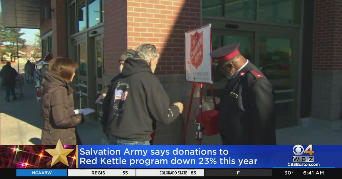 Salvation Army says donations to Red Kettle program down 23% this year ...