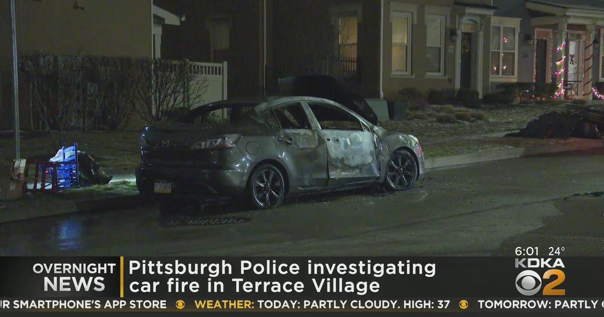 Pittsburgh Police investigating car fire in Terrace Village - CBS ...