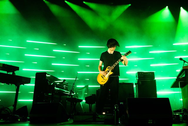 The Smile performs at Bill Graham Civic 