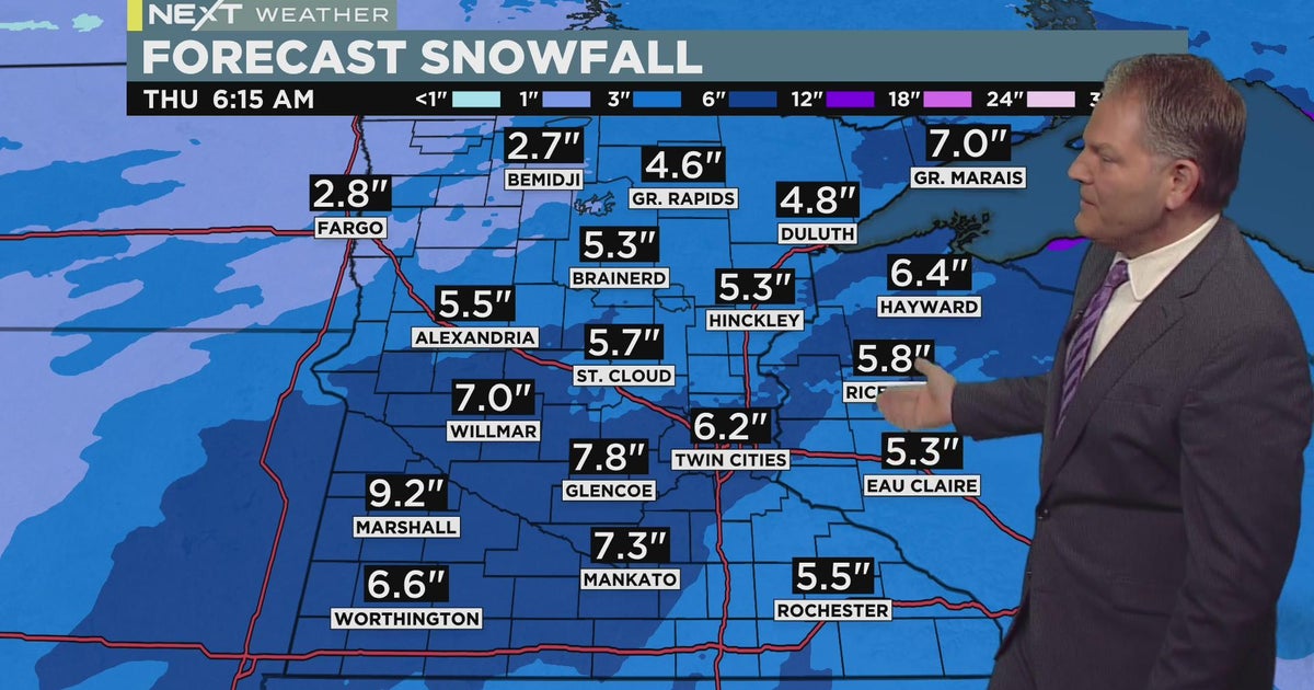 NEXT Weather 6 p.m. weather report CBS Minnesota