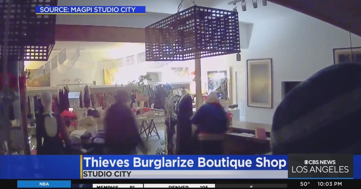 Studio City Boutique Burglarized For Second Time In Three Months - CBS ...