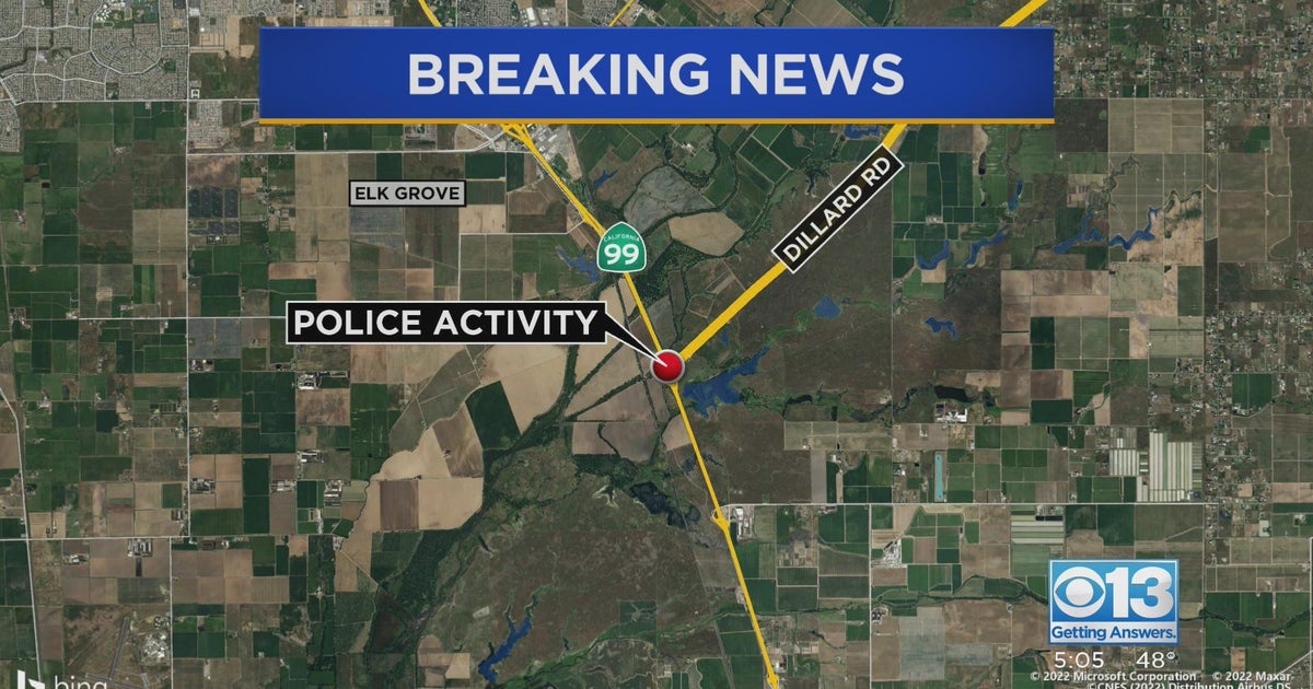 Police chase ends in crash near Elk Grove