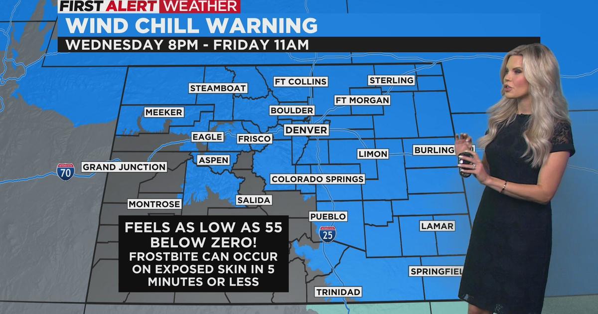 Dangerous Wind Chill Coming Quickly - CBS Colorado