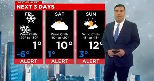 Chicago Weather Alert: Blowing and drifting snow - CBS Chicago