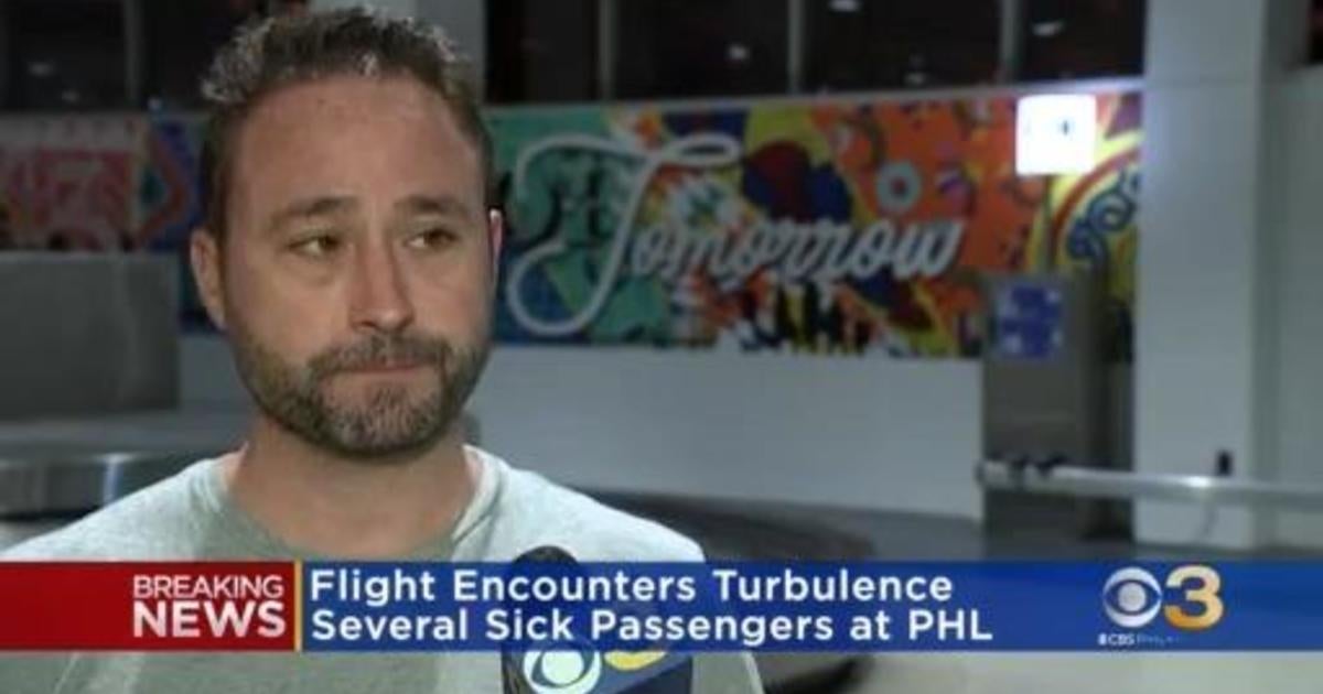 Flight encounters turbulence, several sick passengers at PHL