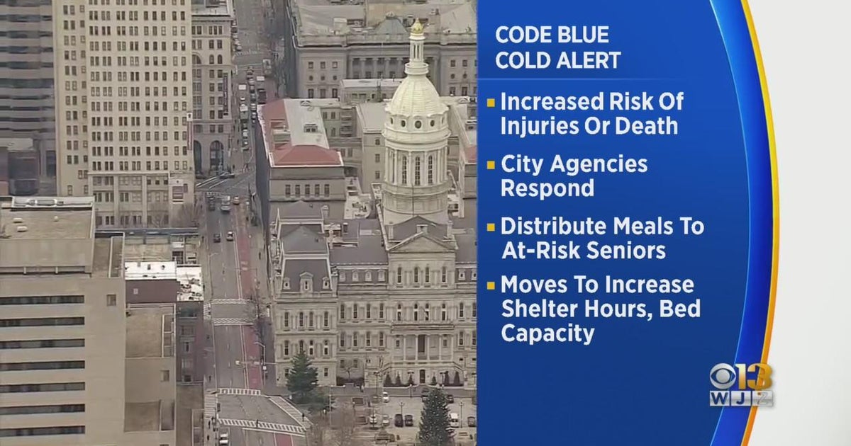 Baltimore health commissioner issues Code Blue Extreme Cold Alert ...