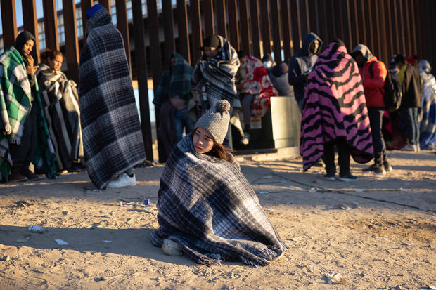 Southern U.S. Border Sees Rise In Migrant Crossings As Title 42 Policy Is Set To Expire 
