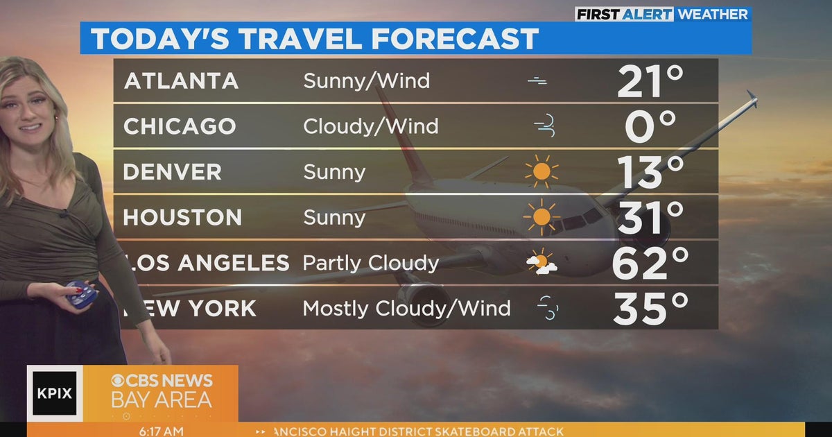 First Alert Weather forecast for Friday morning - CBS San Francisco