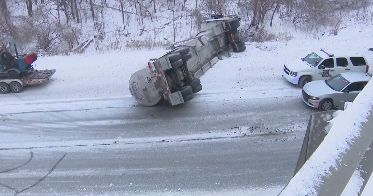 Roads remain treacherous in Indiana