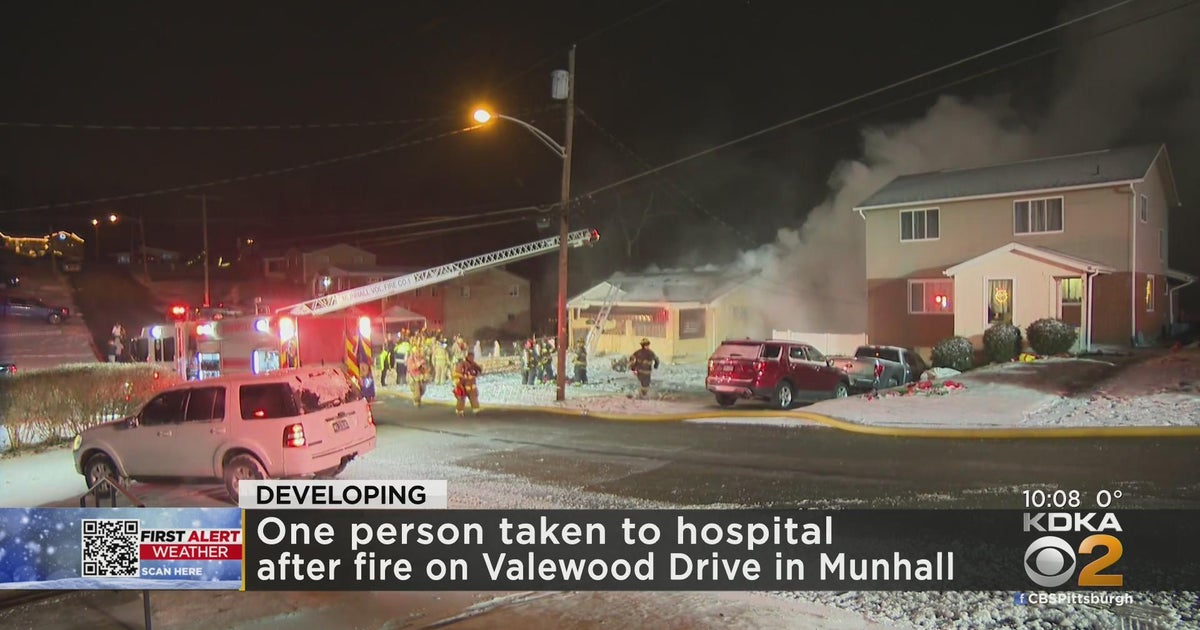 1 person hospitalized following Munhall house fire CBS Pittsburgh