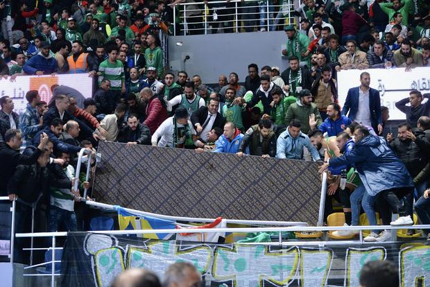 At least 27 injured when stands collapse during basketball game in Egypt 