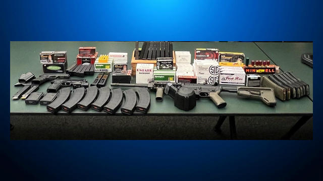 Menlo Park guns seized 