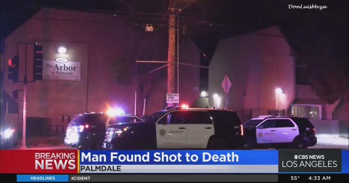 Man found shot dead on Christmas at Palmdale apartment complex - CBS ...