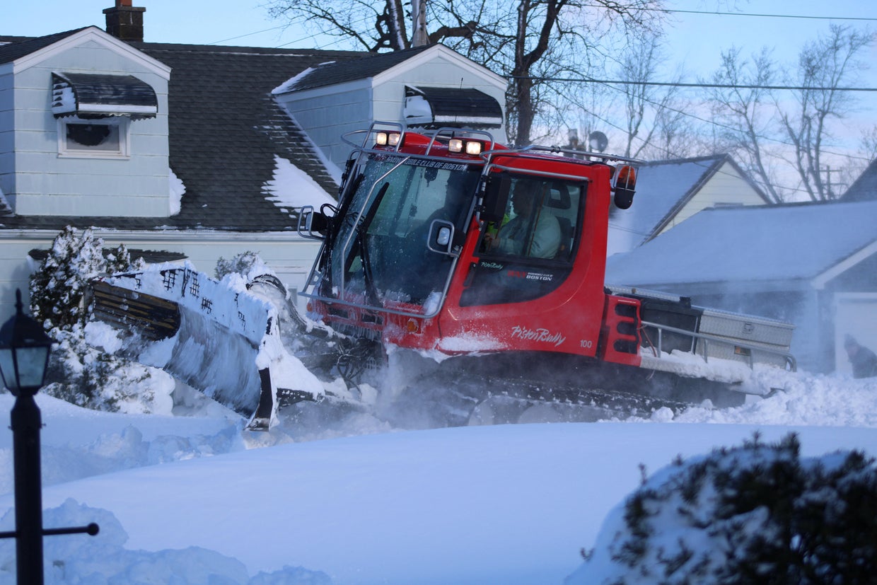 Winter storm hits Buffalo, New York 