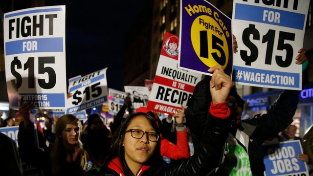 Rally For Higher Minimum Wage 