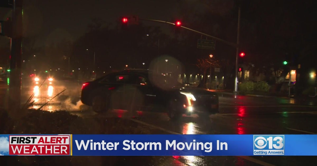 Winter storm moving into Sacramento region