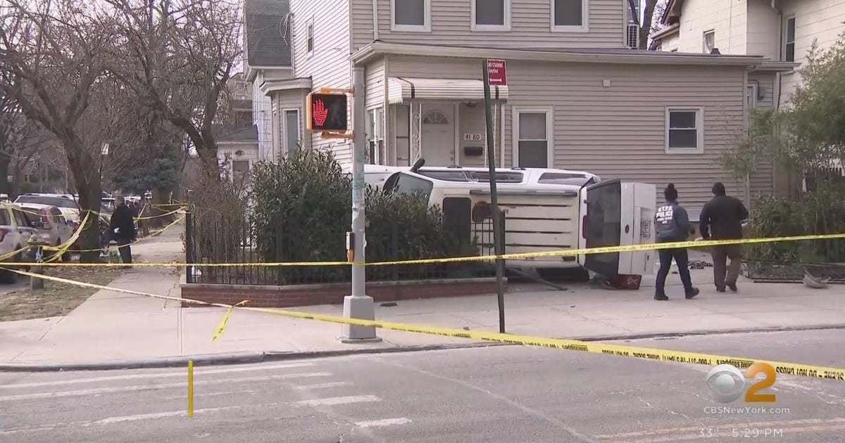 Police: Husband hits wife with SUV while kids in the car - CBS New York