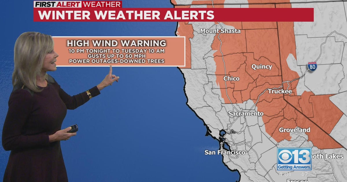 High-Wind Warning in effect for Sierra