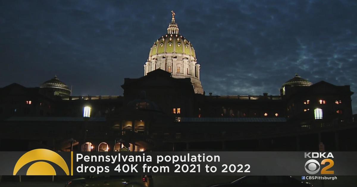 Pennsylvania’s population drops by 40,000 from 2021 to 2022