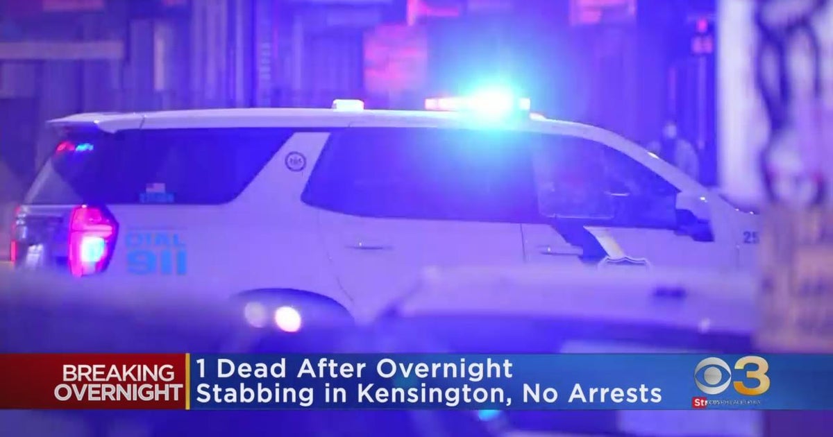 Man stabbed and killed in Philadelphia's Kensington neighborhood - CBS ...