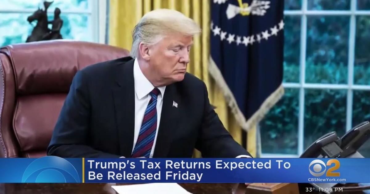 Trumps Tax Returns Expected To Be Released Friday Cbs New York