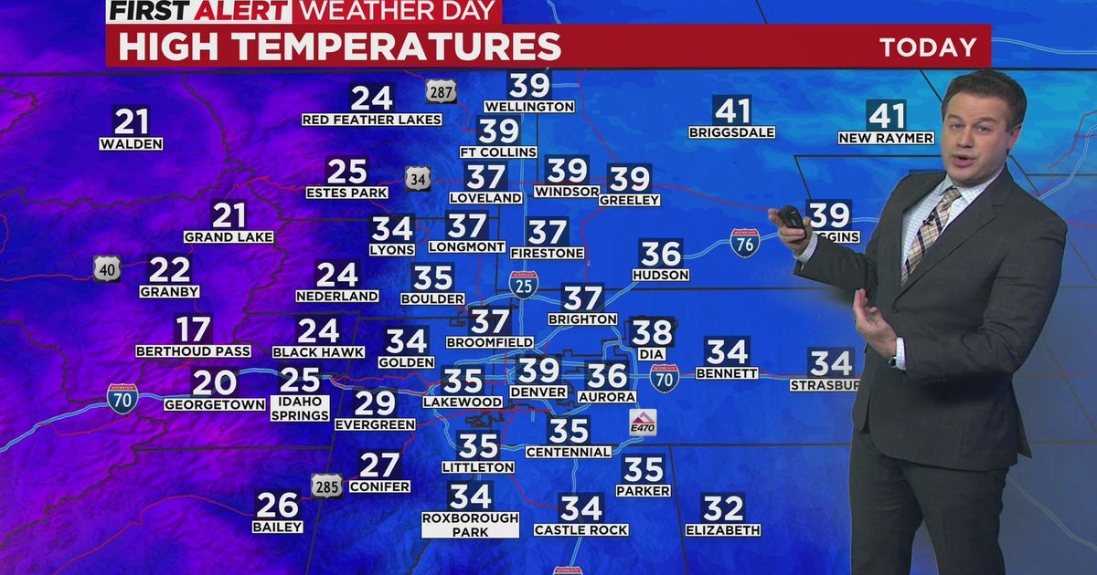 Sunshine breaks out following the overnight snow - CBS Colorado