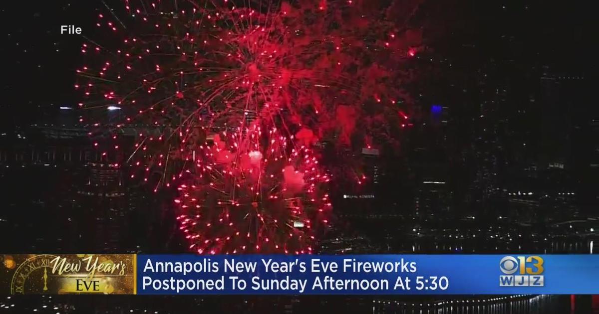 Annapolis NYE fireworks postponed to Sunday afternoon CBS Baltimore